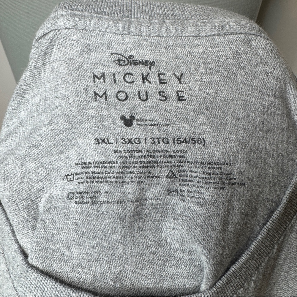 Disney Mickey Gray Graphic T-Shirt - Picture 4 of 4